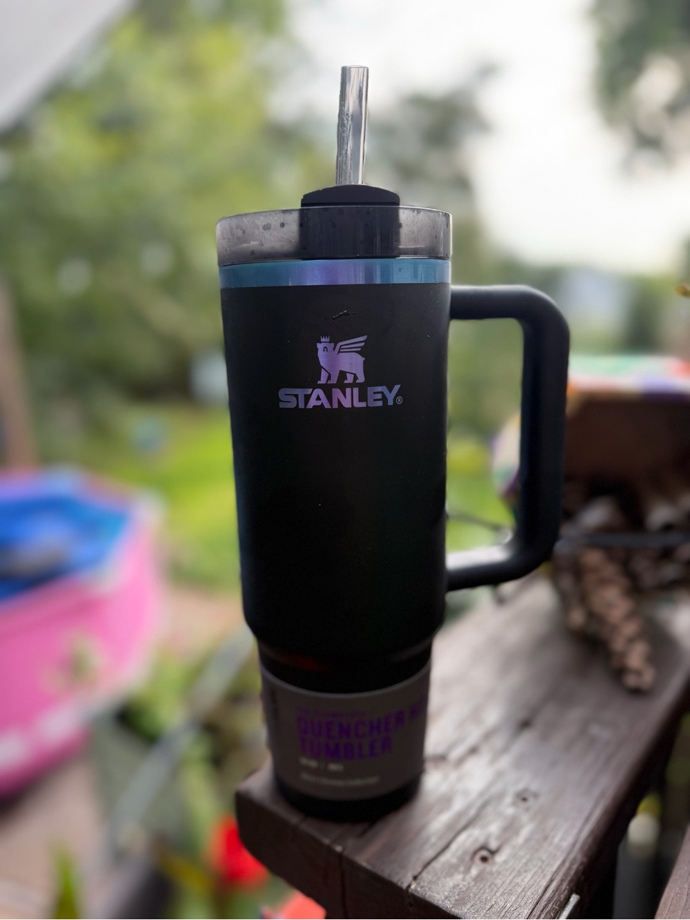 Stanley 30oz Black Chroma Collection Quencher Tumbler - Picture 1 of 5